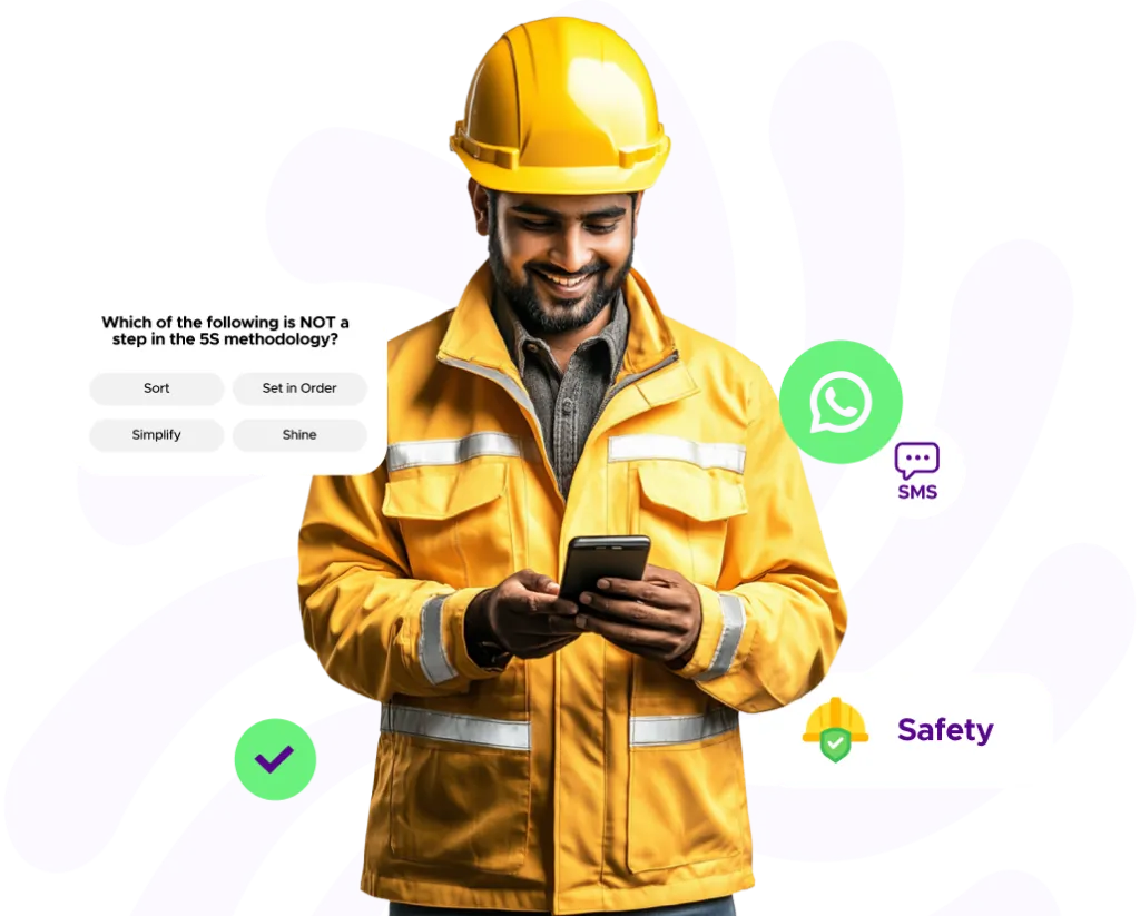 Construction worker using Leap10x