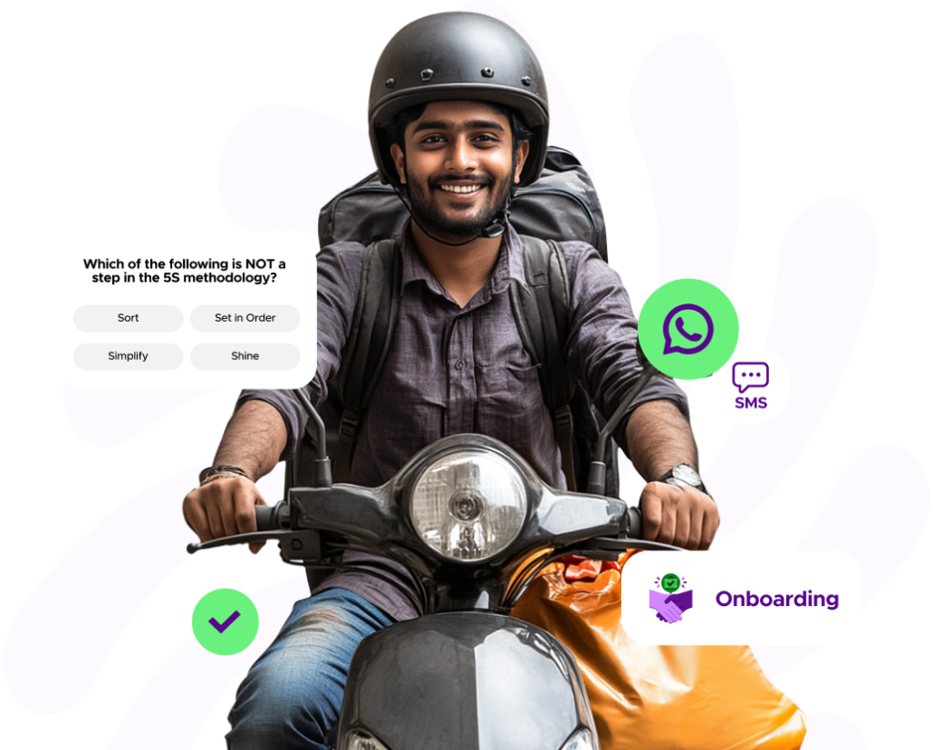 Delivery partner using Leap10x