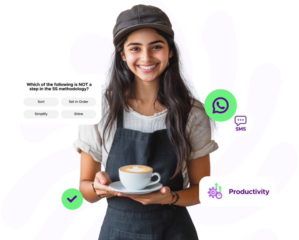 Retail professional using Leap10x