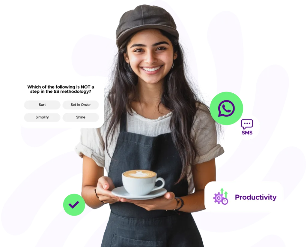 Retail professional using Leap10x