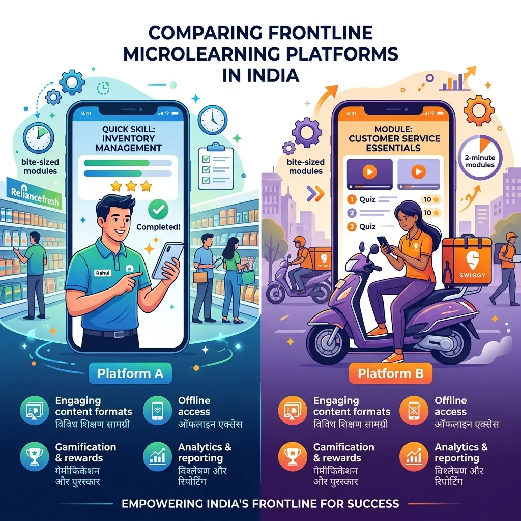 7taps vs Leap10x: Which Microlearning Platform Is Right for Frontline Teams?
