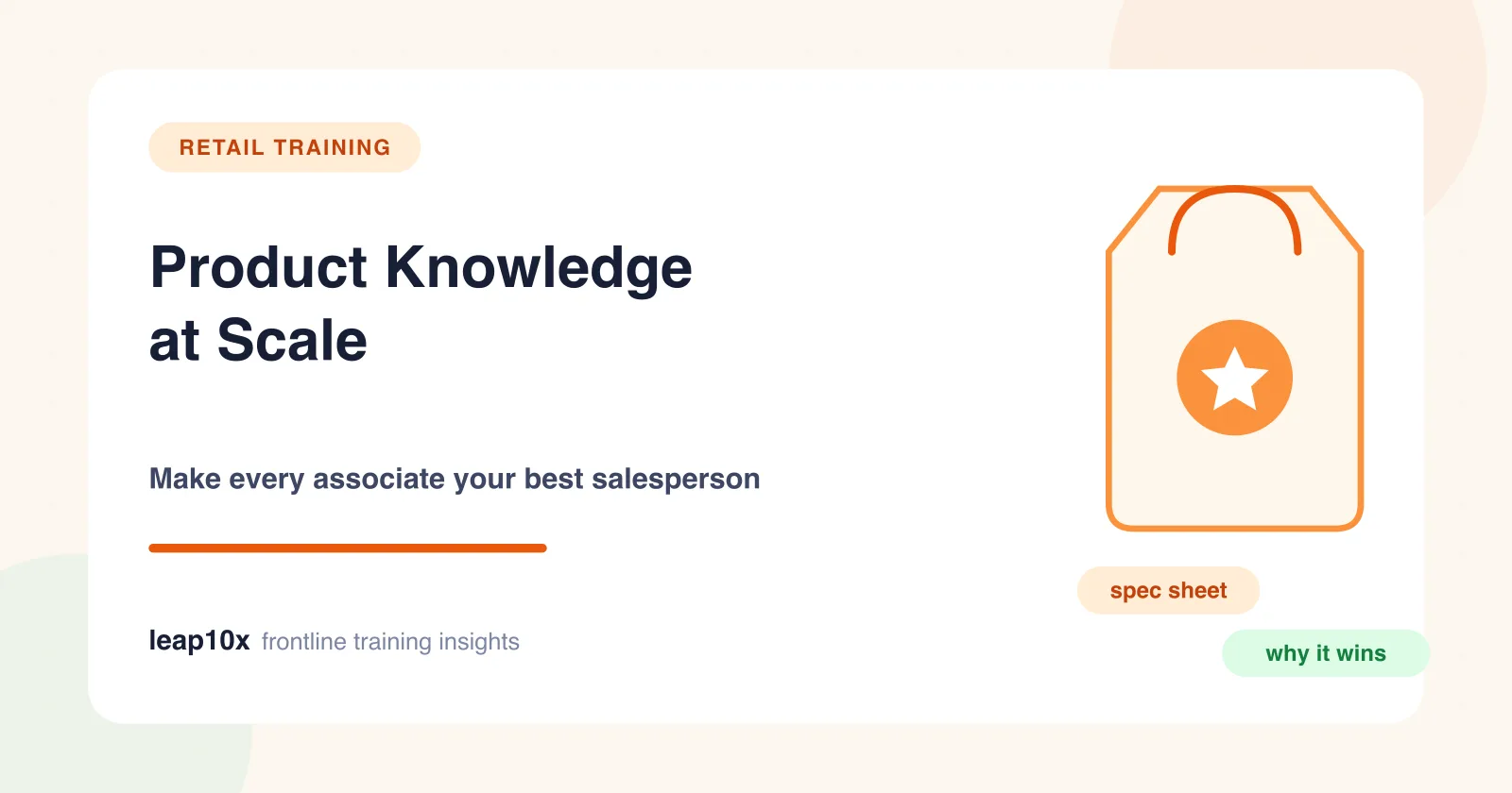Product Knowledge Training for Retail Teams: How to Make Every Associate Your Best Salesperson