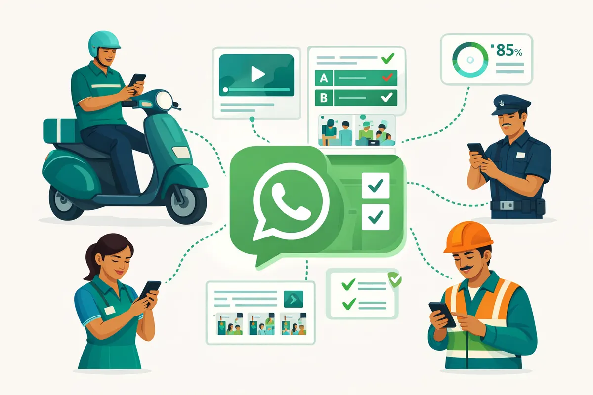 The Deskless Worker Communication Crisis: Why WhatsApp Groups Fail and What to Do Instead