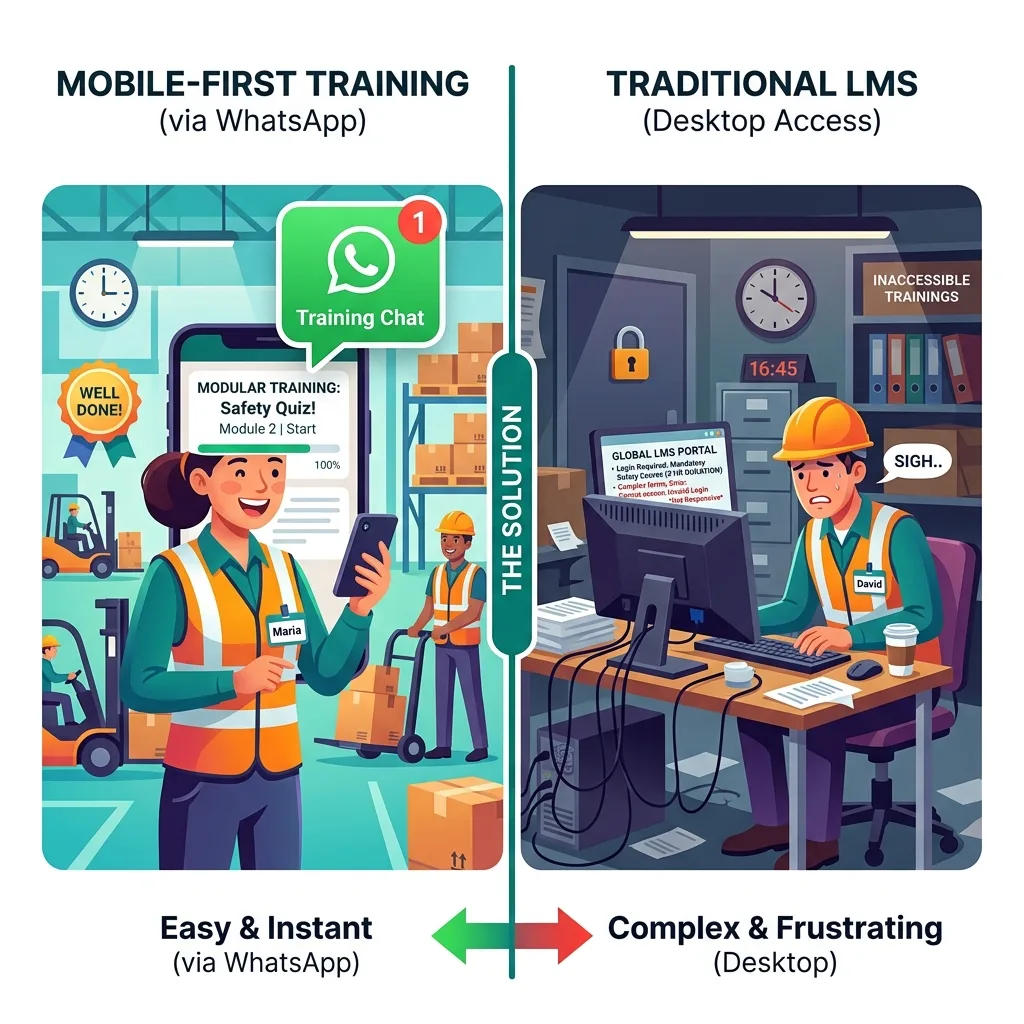 WhatsApp LMS: Can WhatsApp Replace Your Learning Management System for Frontline Teams?